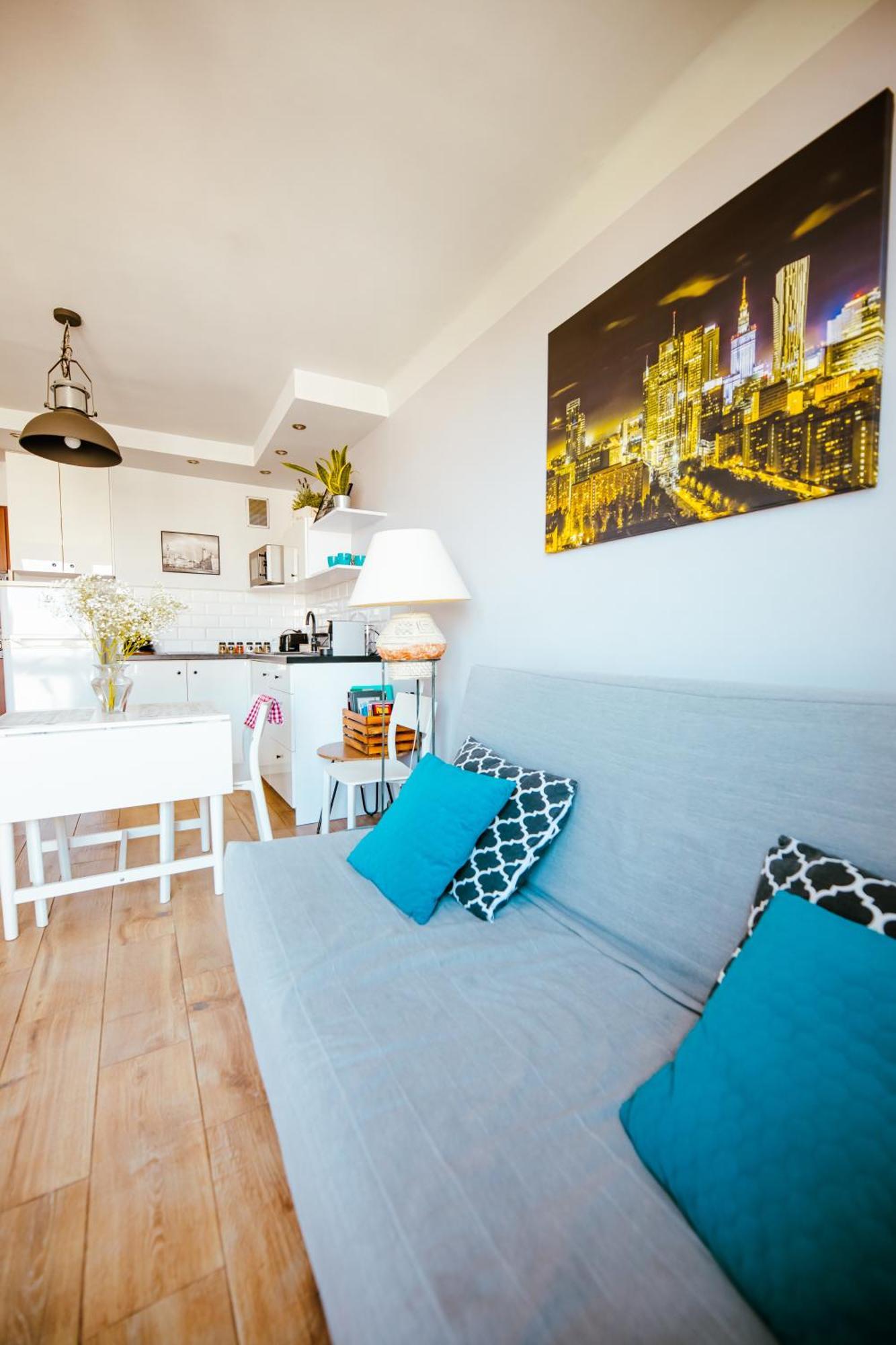 Bright 14Th Floor Central Home With Balcony & Views Varsavia Esterno foto